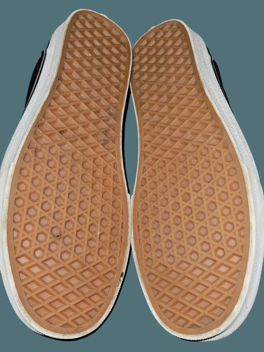 Vans Off The Walls Black Canvas Skater Sneakers Size Men 9 Women 10.5 -Unisex - Picture 2 of 11